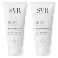 SVR Spirial Déo-Crème 2x50ml - Anti-Transpirant Intense 48H
