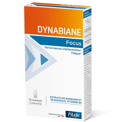 DYNABIANE - Focus - Performances intellectuelles & Fatigue, 15 comprimés