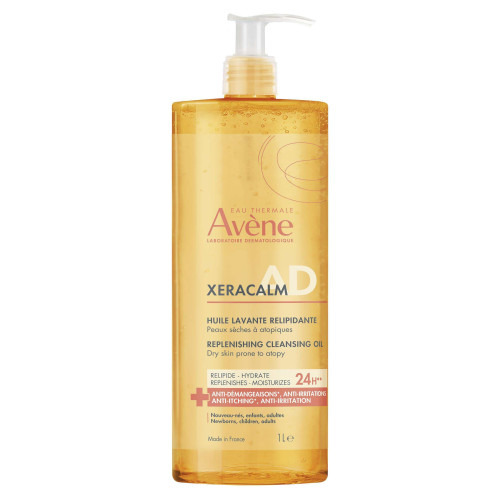 XERACALM A.D - Huile Lavante Relipidante - Visage et Corps - Peaux Très Sèches à Tendance Atopique, 750ml