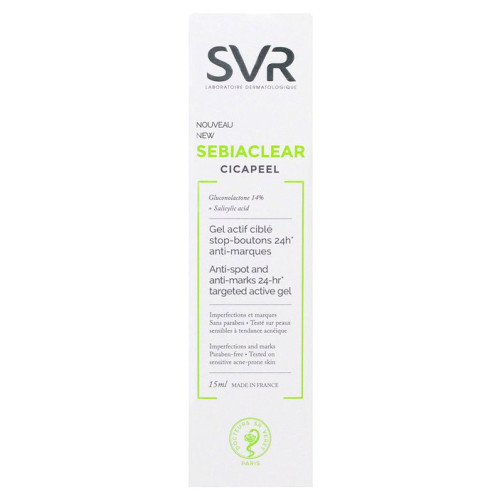 SVR Sebiaclear Cicapeel 15ml - Purifie et Réduit Imperfections