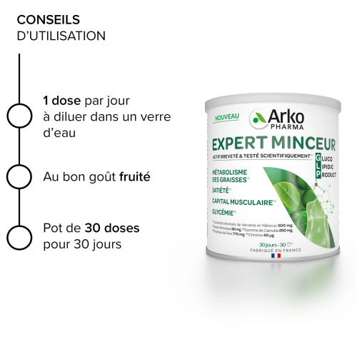 Arkopharma Expert Minceur GLP-1 270g Perte de poids efficace Pharma360