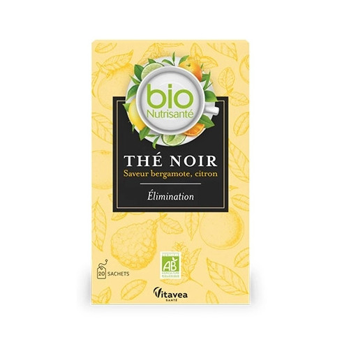 Thé Noir Elimination Bio 20 sachets