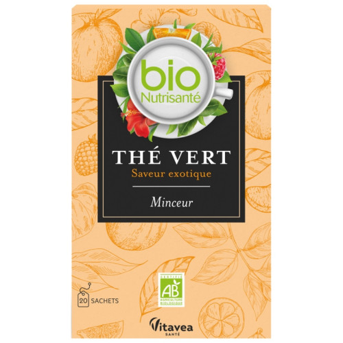 Thé vert Minceur Bio 20 sachets
