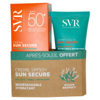 Sun Secure Creme Confort Peaux Hypersensibles Au Soleil Spf50+ 50 ml + Lait Après Soleil 50 ml OFFERT