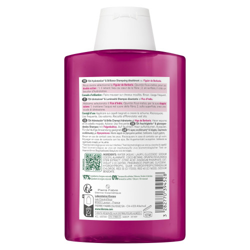 Hydratation & Brillance Shampooing Désaltérant au Figuier de Barbarie 200 ml