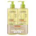 Aderma Exomega Control Huile Lavante 2x500ml Peaux Atopiques