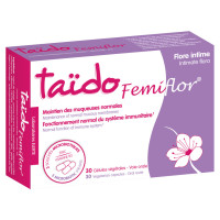 TAIDO Femiflor 30 Gélules - Soutien Microbiotique avec B3 et Zinc