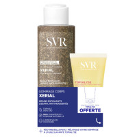 SVR XERIAL Gommage Corps 100g & TOPIALYSE Huile Lavante 55ml Peau Douce