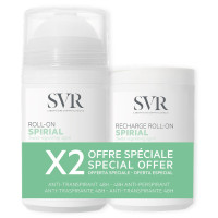 SVR Spirial Anti-Transpirant 48h 50 ml + Recharge - Protection Durable