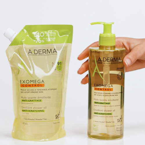 ADERMA Exomega Control Huile Lavante 500ml Anti-Grattage Hydratant