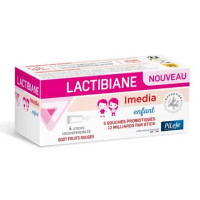 Pileje Lactibiane Imedia Enfant 4 sticks Probiotiques Fruits Rouges
