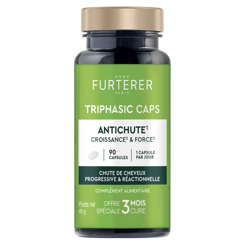 René Furterer Triphasic Caps 90 caps Cheveux Forts et Denses