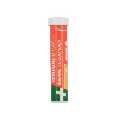Nutrisanté Vitamine C 1000 mg 24 comprimés Effervescents Énergie Immunité