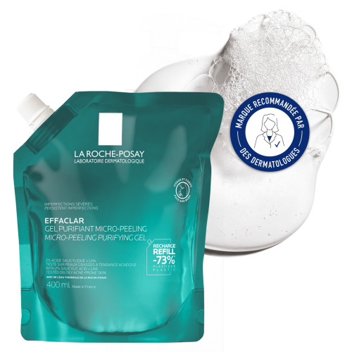 La Roche-Posay Effaclar Gel Micropeeling 400 ml Peau Nette & Lisse