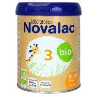 Novalac 3 Lait Croissance Bio 800g - Soutien Nutritionnel