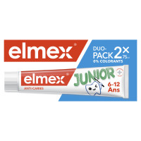 ELMEX Dentifrice Junior 7-12 ans 2x75mL - Protection denture mixte