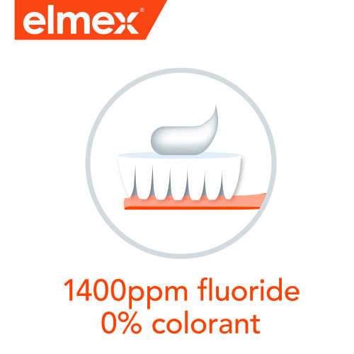 ELMEX Dentifrice Junior 7-12 ans 2x75mL - Protection denture mixte