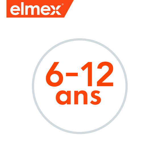 ELMEX Dentifrice Junior 7-12 ans 2x75mL - Protection denture mixte