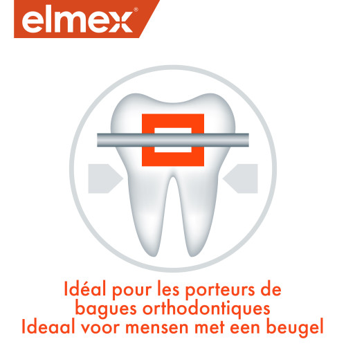 ELMEX Dentifrice Junior 7-12 ans 2x75mL - Protection denture mixte