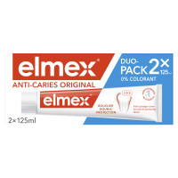 Elmex Protection Caries 2x125mL - Dents Résistantes, Prévention Caries