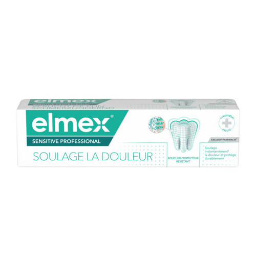 Elmex Sensitive Pro 75ml - Soulagement Douleur Dents Sensibles