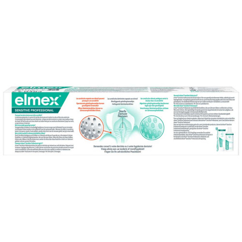 Elmex Sensitive Pro 75ml - Soulagement Douleur Dents Sensibles
