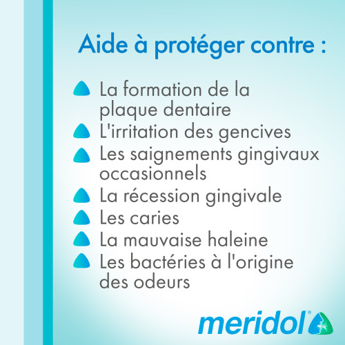 MERIDOL Bain de Bouche HALITOSIS 400mL - Fraîcheur