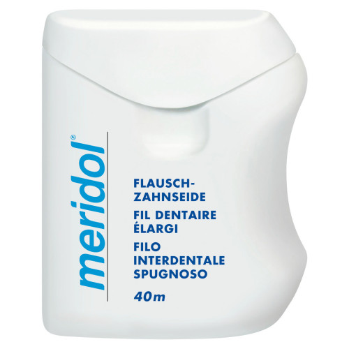 Meridol Fil Dentaire Élargi 40m - Nettoyage Profond Doux