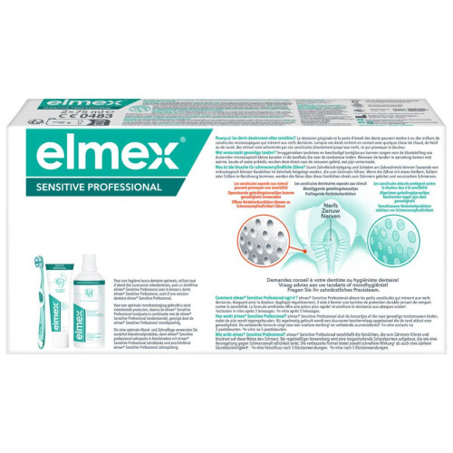 ELMEX Sensitive Pro Dentifrice 2x75mL - Dents Sensibles