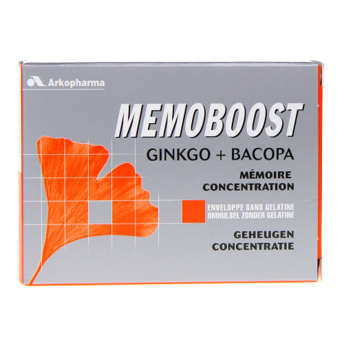 ARKOPHARMA Memoboost Gingko + Bacopa Mémoire Concentration-5947