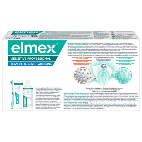 Elmex Sensitive Pro Blancheur 2x75mL - Protection et Blancheur