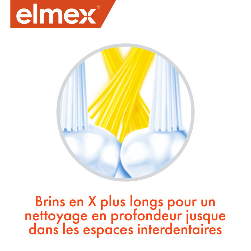 Elmex Brosse à Dents Souple Junior 6-12 Ans - Soin Dentaire Enfant sur