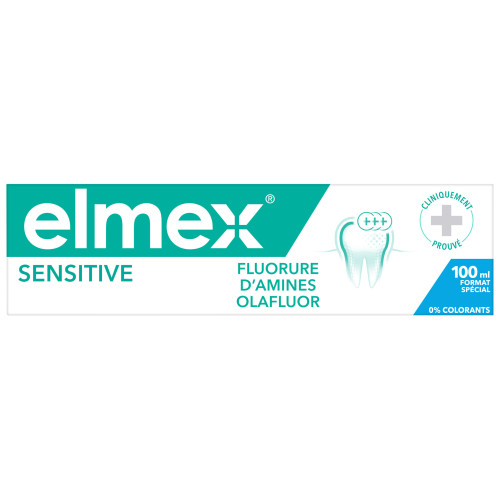 Elmex Dentifrice Sensitive 100ml - Protection et Renforcement Dentaire