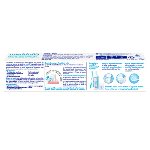 Meridol Dentifrice 75ml - Soin Complet Bucco-Dentaire sur