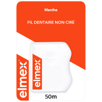 Elmex Fil Dentaire Ciré 50m - Protection Caries et Gencives
