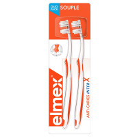 Elmex InterX Duo Souple 2 Brosses - Nettoyage Profond Doux