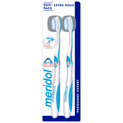 Meridol Parodont Expert 2 Brosses Douces - Nettoyage Profond