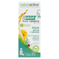Naturactive Sirop Toux 120ml - Soulage Toux Sèche & Grasse