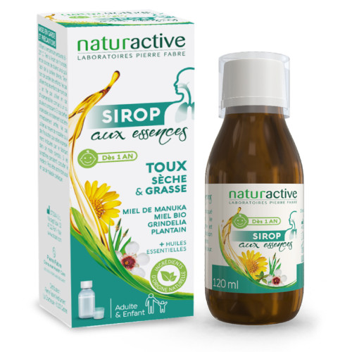 Naturactive Sirop Toux 120ml - Soulage Toux Sèche & Grasse