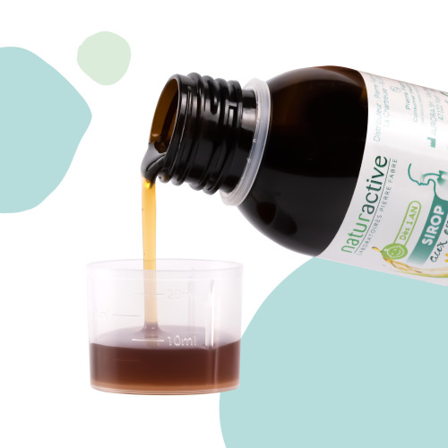 Naturactive Sirop Toux 120ml - Soulage Toux Sèche & Grasse