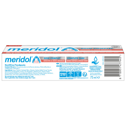 Meridol Soin Complet 75ml - Protection Gencives Dents Sensibles
