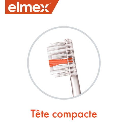Elmex Brosse Anti-Caries Medium - Nettoyage Profond et Doux