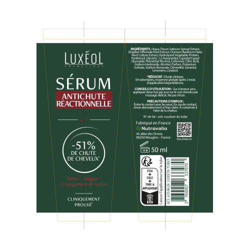 Sérum Antichute Réactionnelle 50 ml