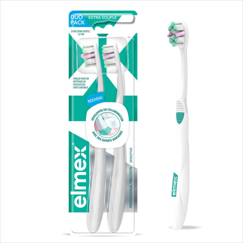 Professional Precision Sensitive 2 brosses à Dents Extra Souple