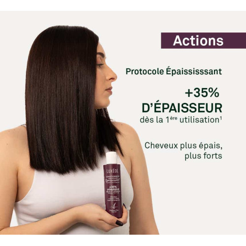 Luxéol Conditionneur Sans Rinçage Épaississant 150ml Cheveux Denses