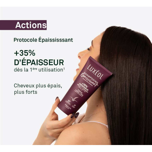 Luxéol Shampooing Épaississant 200ml Cheveux Plus Denses Pharma360