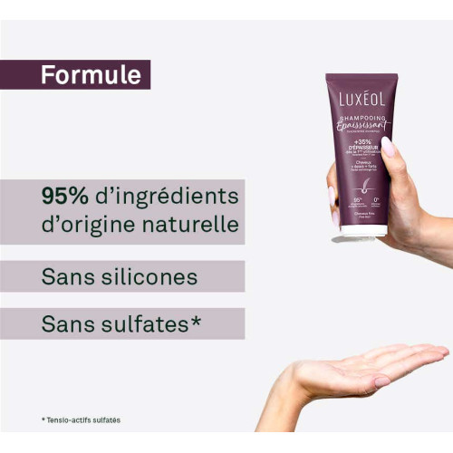 Luxéol Shampooing Épaississant 200ml Cheveux Plus Denses Pharma360