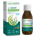 Naturactive Sirop Toux & Gorge Sans Sucre 120 ml Soulagement Rapide