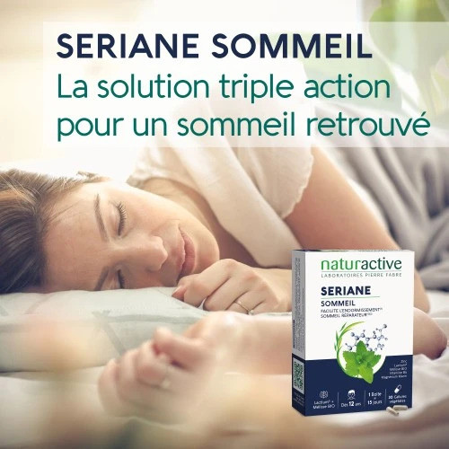 Naturactive Sériane Sommeil 30 Gélules Améliorez Votre Sommeil
