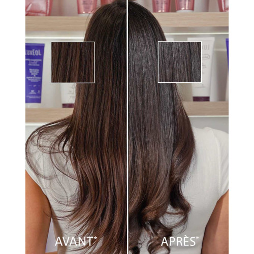 Masque Cheveux LUXEOL : Brillance miroir, hydratation 96h, 98% naturel